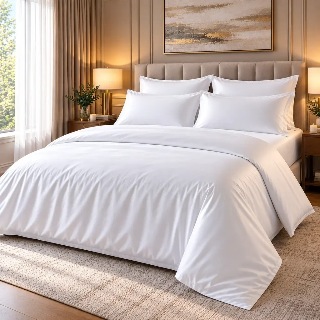 Hotelska posteljina Damast P/C Bijela