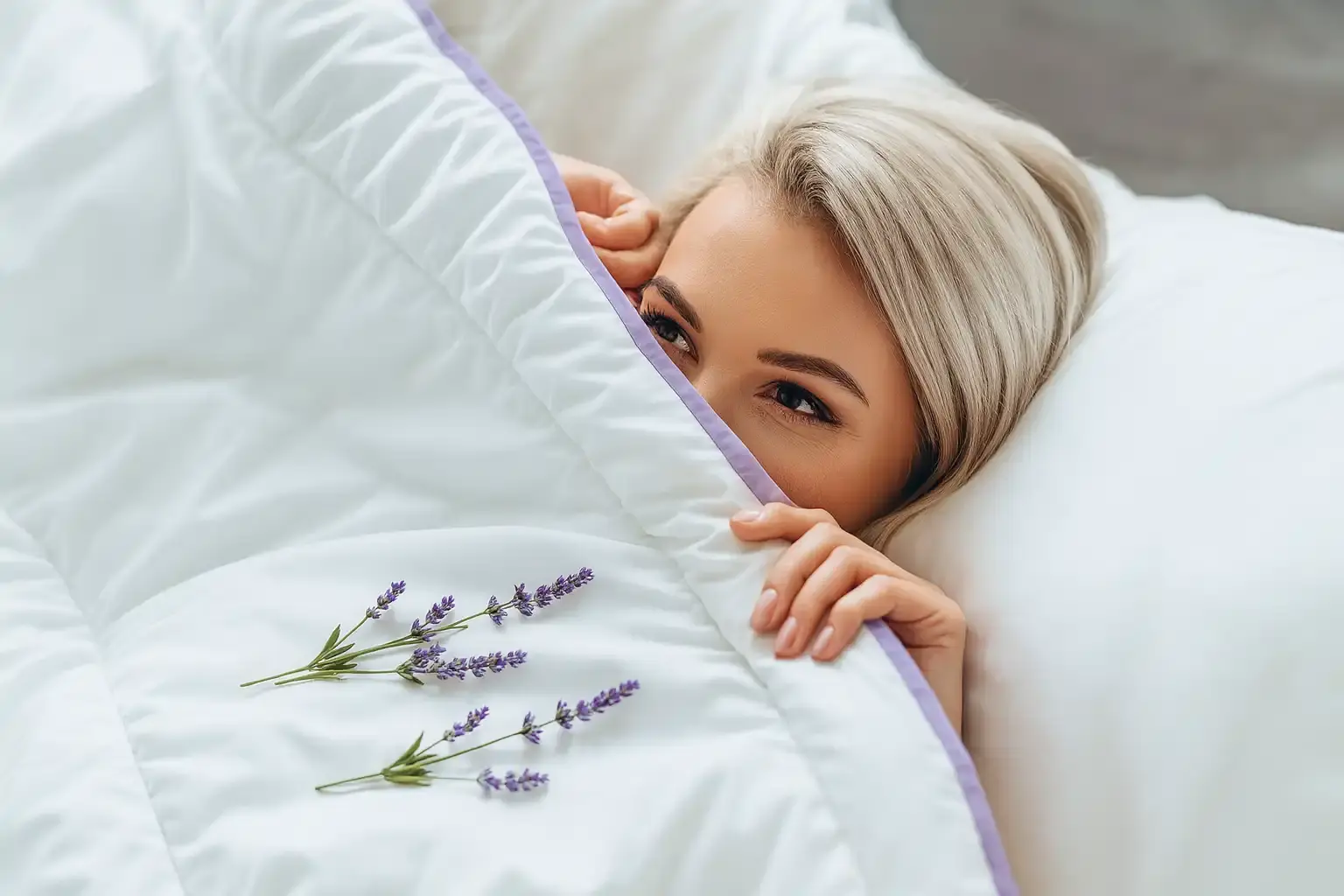 Štep prekrivač Lavanda 200g